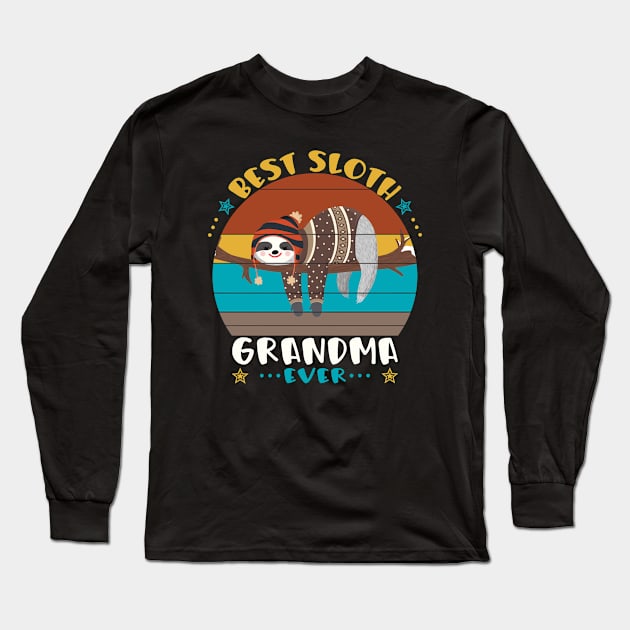 best sloth grandma ever Long Sleeve T-Shirt by TarikStore